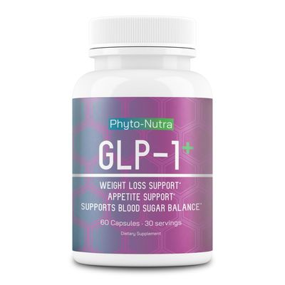 Phyto-Nutra GLP-1 (60 Capsules 1 Bottle) Vegan, Natural Supplement, Lab Tested, Weight Loss, Satisfy Hunger, Non-GMO, Gluten Free, GLP 1, GLP1