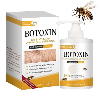 Bee Venom Wrinkle Firming Multi-Purpose Cream,Botox Bee Venom Firming Serum Stick,Bee Venom Wrinkle Removal Cream,A Natural Serum For All Skin Types 1PCS