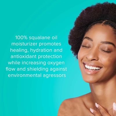 ClarityRx Nourish Your Skin 100 Squalane Moisturizing Oil, Natural Plant-Based Anti-Aging Face Oil with Antioxidants for Dry Skin (0.5 fl oz)