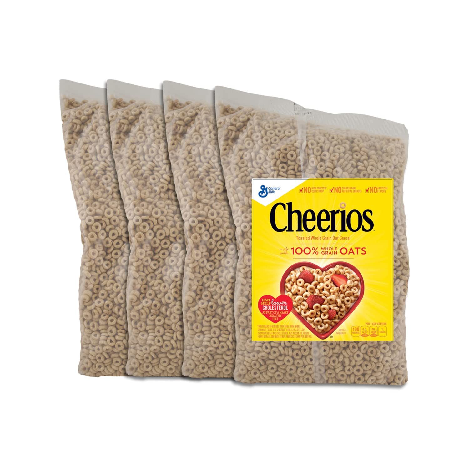 Cheerios Cereal Bulk Pack, 29 Oz (Pack of 4)