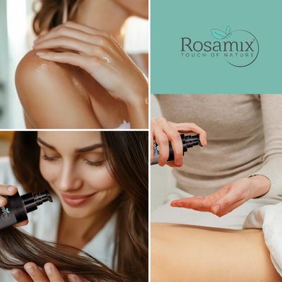Rosamix ORGANIC COLD PRESSED POMEGRANATE SEED OIL - 100 Pure - For Face, Skin.