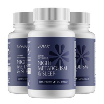 BIOMA Night Metabolism - 3 Pack, 90 Day Supply (180 caps)