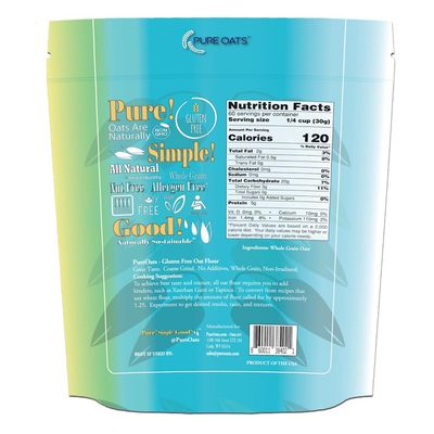 PureOats Gluten Free Oat Flour (4Lb Bag)