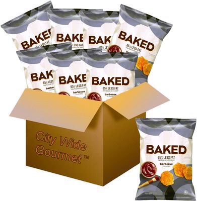 Baked Lays Barbecue Potato Crisps, 1.125 ounce (Pack of 8)