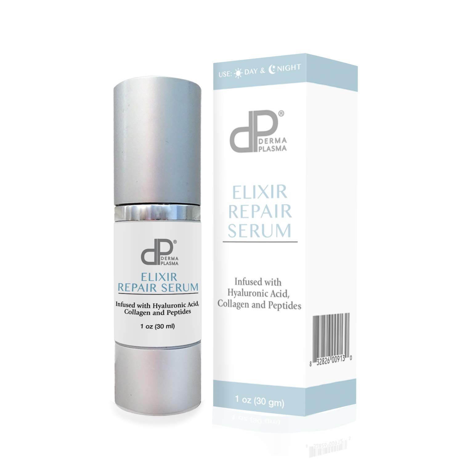 DP DERMA PLASMA Elixir Repair Serum 1oz
