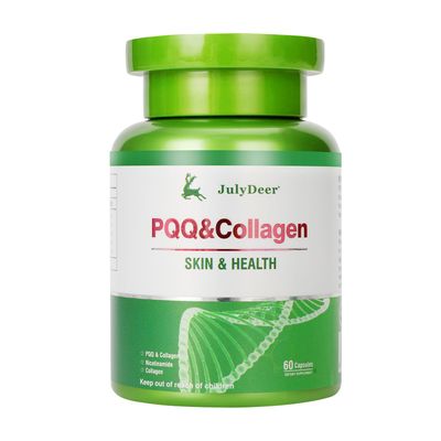 PQQ Supplement 20mg (Pyrroloquinoline Quinone) Promotes Mitochondrial Biogenesis, with Collagen, Nicotinamide, Astaxanthin,Hyaluronic acid for Energy Optimizer and Sleep Support, Support Hair, Skin