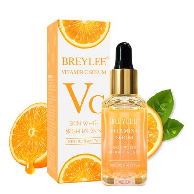 BREYLEE Vitamin C Serum for Face Eye (o.6 oz) for Brightening Skin,Dark Spot Remover,Reduce Wrinkle,Anti Aging Serum,Moisturizer Brightening Serum with Hyaluronic Acid,Vitamin E,Retinol, Niacinamide