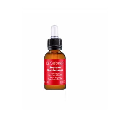 Dr Sebagh Supreme Maintenance Youth Serum - (0.17 fl. oz.) Award Winning Anti Aging Serum with Resveratrol Hydrating Enhanced with Collagen Antioxidants Rejuvenates Dark Spots on Face Neck