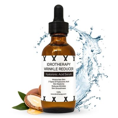 Idrotherapy Face Serum Moisturizer for Women, Hyaluronic Serum with 3 Types of Hyaluronic Acid, Argan Oil Vitamin E, Hydrating Serum for Face (2fl.oz60ml)