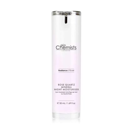 skinChemists London Rose Quartz Mineral Night Moisturizer, 1.69 Ounce