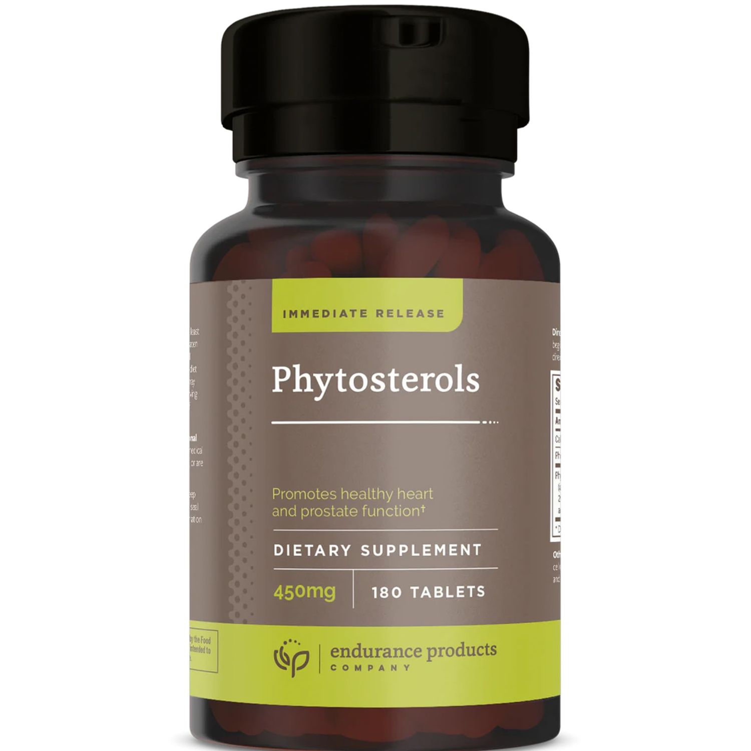 Endurance Products, Phytosterols, Immediate Release, Plant Sterols Supplement for Lowering Cholesterol, Beta Sitosterol Supplement, 450mg, 180 Tablets