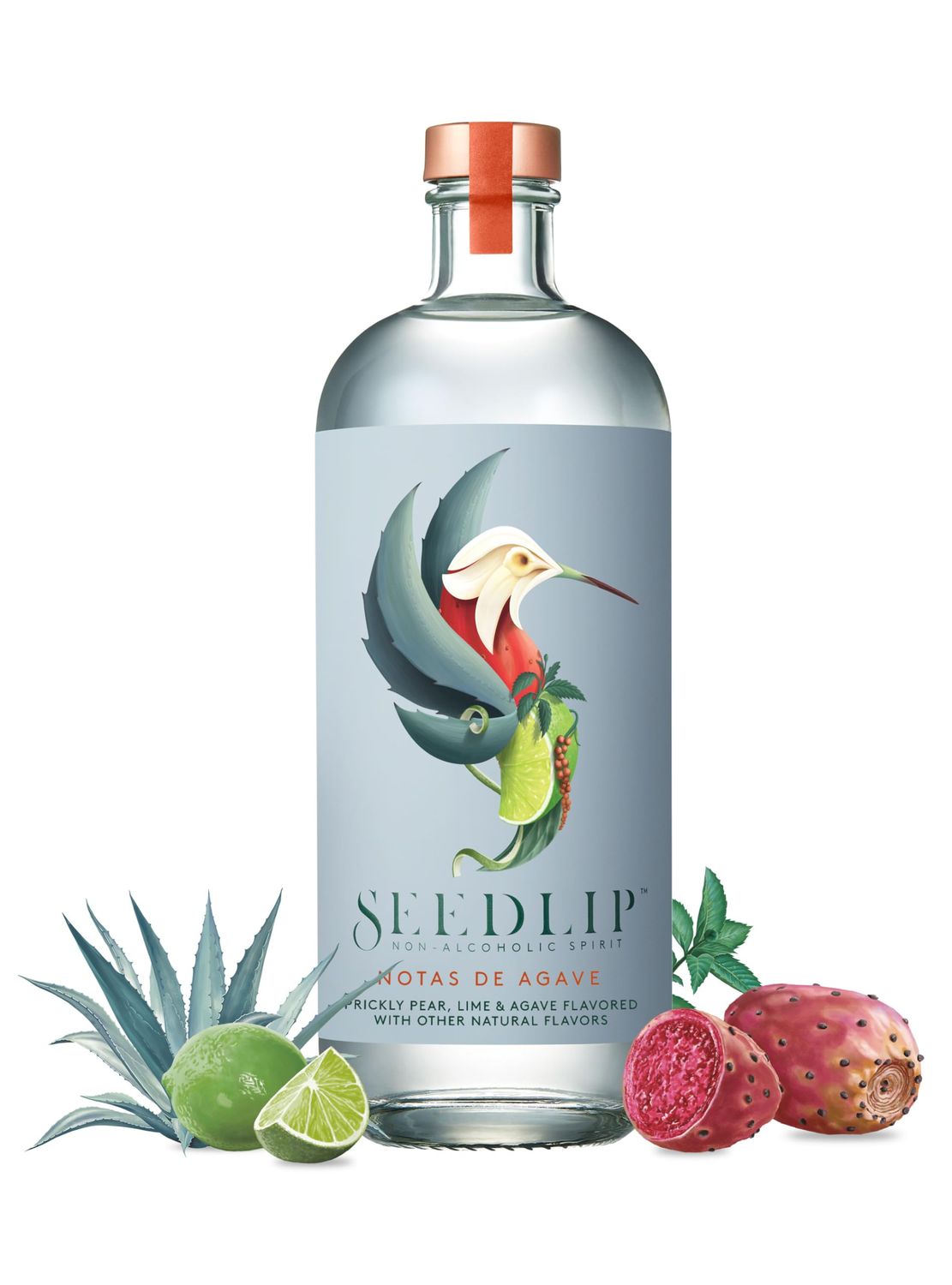 Seedlip Notas De Agave - Non-alcoholic Spirit Calorie Free, Sugar Free Spirits Alternative Alcohol Free Cocktails 23.7fl oz (700ml)