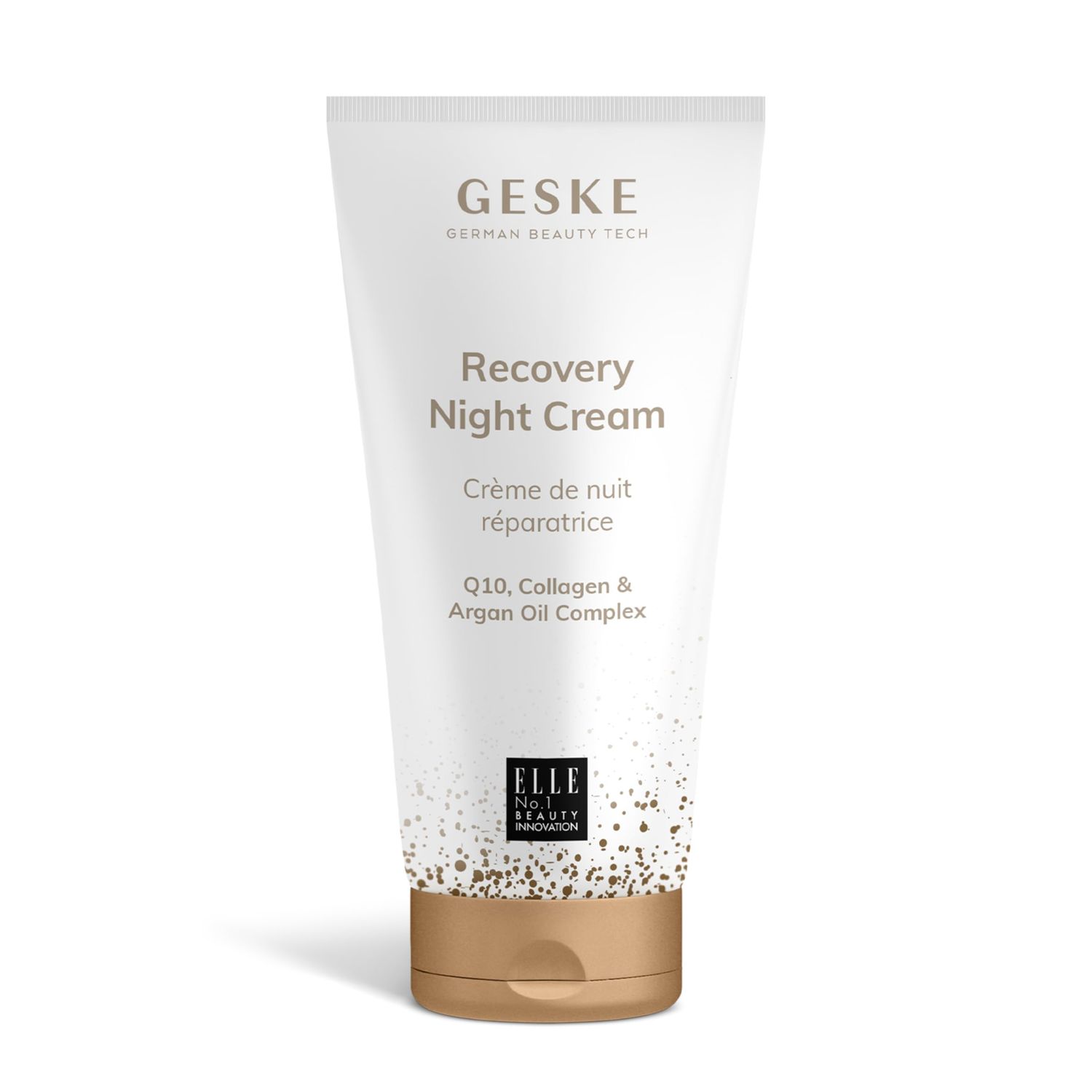 GESKE Recovery Night Cream Q10 Cream with Collagen Argan Oil Moisturizing, Anti-Wrinkle Night Cream Vegan Formula Complements SmartAppGuided Devices For Men, Women All Genders