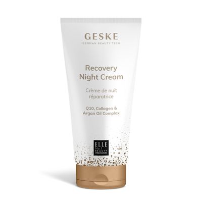 GESKE Recovery Night Cream Q10 Cream with Collagen Argan Oil Moisturizing, Anti-Wrinkle Night Cream Vegan Formula Complements SmartAppGuided Devices For Men, Women All Genders