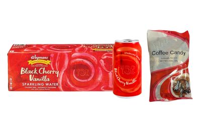Wegmans Sparkling Water, Seltzer Drink, 0 Sugar, Flavored Carbonated Beverage, 0 Calorie, Refreshing Healthy, 12 Fl Oz - 12 Cans Pack (Black Cherry)