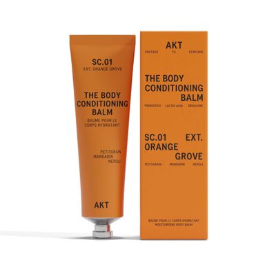 Akt, The Body Conditioning Balm. FIRM, TONE and REJUVENATE with Olive Squalane, Shea Collagen boosting ingredients.100ml3.4Fl.Oz (100ml3.4Fl.Oz, SC.01 ORANGE GROVE)