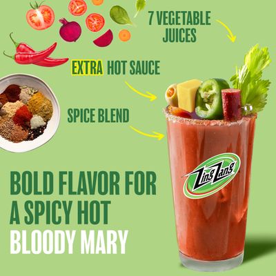 Zing Zang Blazing Bloody Mary Mix, Non-Alcoholic Cocktail Mixer, 1.75L (59.17 Fl Oz), Pack of 1