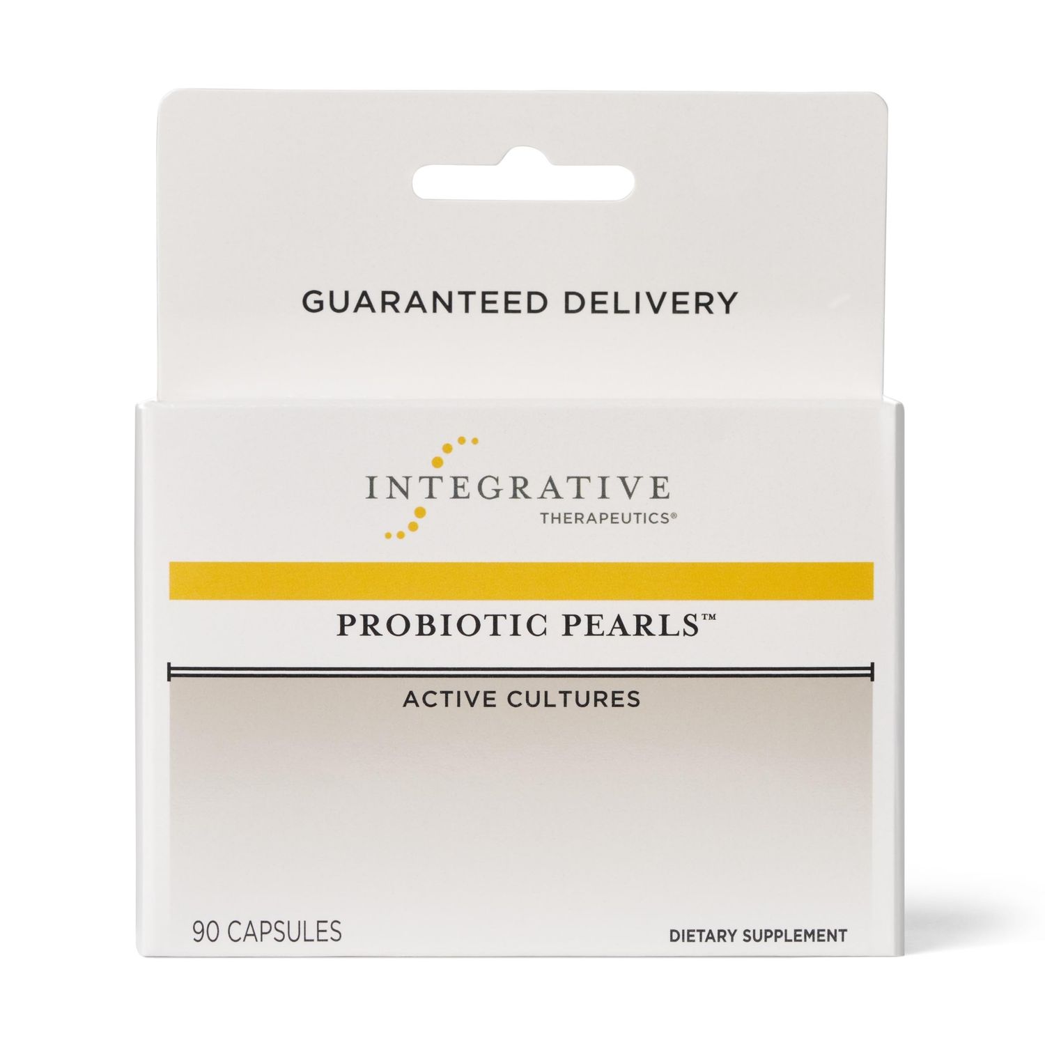 Integrative Therapeutics Probiotic Pearls - Digestive Health Gut Health Supplement - Lactobacillus Acidophilus Bifidobacterium - Daily Digestive Supplement for Men Women - 90 Capsules