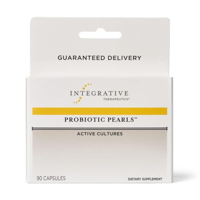 Integrative Therapeutics Probiotic Pearls - Digestive Health Gut Health Supplement - Lactobacillus Acidophilus Bifidobacterium - Daily Digestive Supplement for Men Women - 90 Capsules
