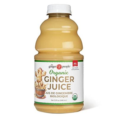 The Ginger People Organic Ginger Juice, 99 Pure Ginger Juice - Premium Quality Ginger Juice, 32 Fl Oz Bottle (Pack of 1)
