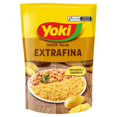 Yoki - Extra Thin Potato Sticks - 3.53 Oz (PACK OF 1) Batata Palha Extrafina - 100g