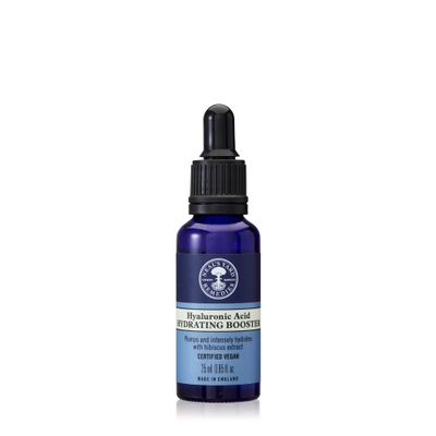 Neal&#39;s Yard Hyaluronic Acid Hydrating Booster with Hibiscus Extract, Plumps Intensely Hydrates, Plus Helps Improve Skin Texture, Cruelty-Free, 25mL