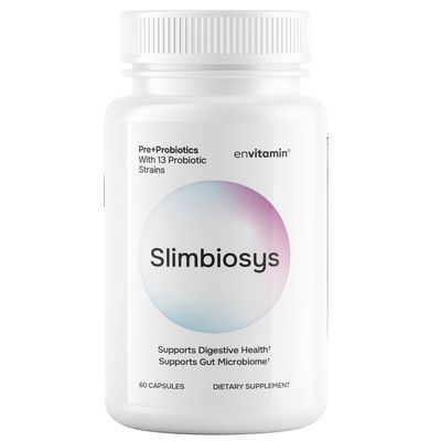 envitamin Slimbiosys Ultra Probiotic Capsule - Pre Probiotics for Women Men - Support Your Microbiome