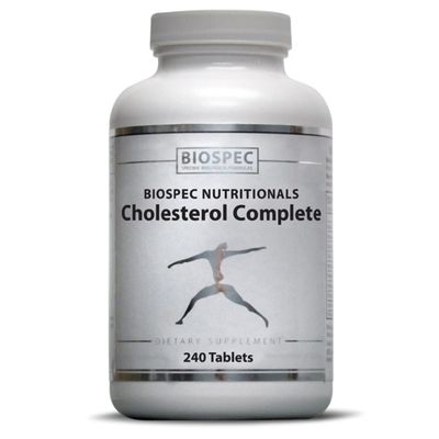 BIOSPEC NUTRITIONALS Cholesterol Complete - Natural Cholesterol Support for Cardiovascular and Heart Health - Red Yeast Rice, CO-Q-10, Hawthorn, Magnesium (240 Tablets)