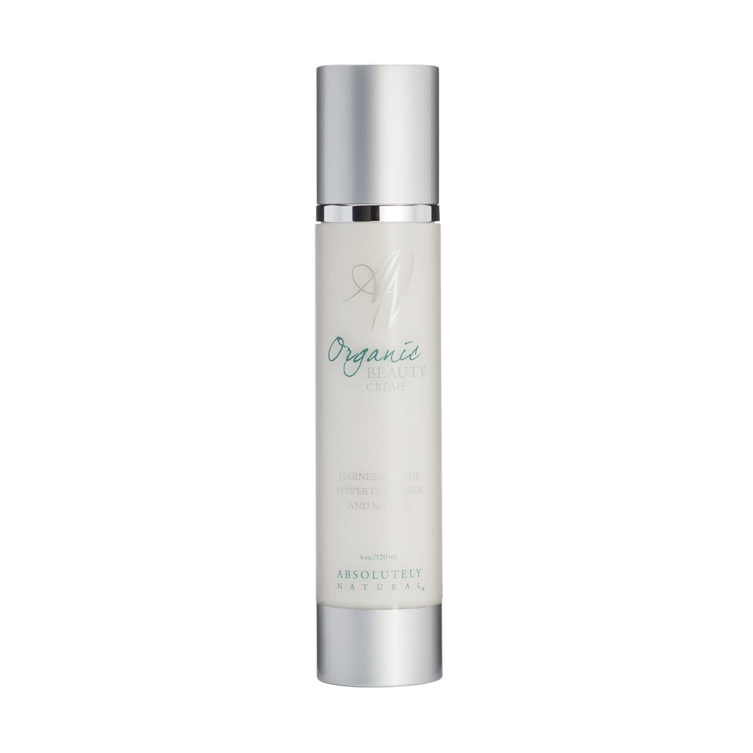 Absolutely Natural - Organic Beauty Cream 4oz with Anti-Aging Antioxidants and Essential Fatty Acids Plant Based Made in USA
