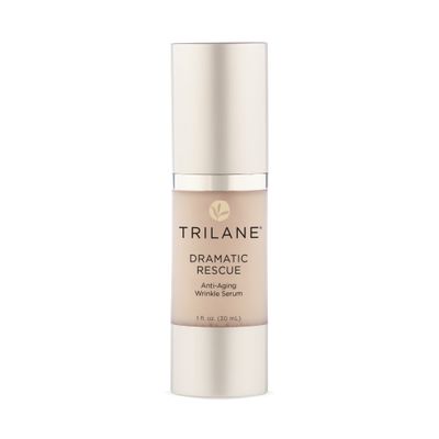 Trilane Dramatic Rescue Anti-Aging Serum with Sustainable, Olive Squalane Firms, Smooths, and Lifts for Younger Looking Skin. Cruelty-Free, 1 fl. Oz