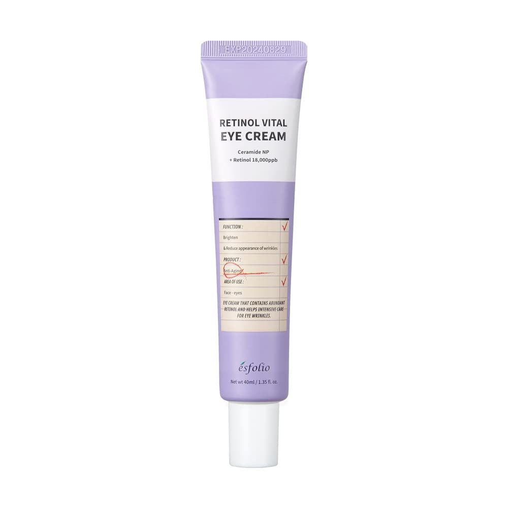 esfolio retinol vitamin eye cream