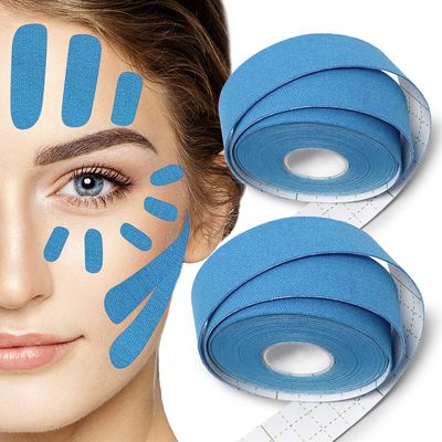 Forehead Wrinkle Patches - Facial Tape - Wrinkle Face Tape - Wrinkle Tape - V Line - Anti Aging Face Mask - Multifunctional High Elasticity Face Tape - Facelift Tapes - Chest Tape - 2.5CM1000CM