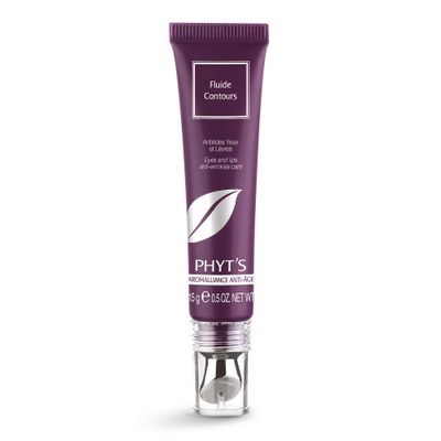 Phyts Eyes and Lips Contour Fluid - Hydrating Eye and Lip Cream - Smoothes Fine Lines, Fades Wrinkles, Tones and Regenerates Skin - 0.5 oz