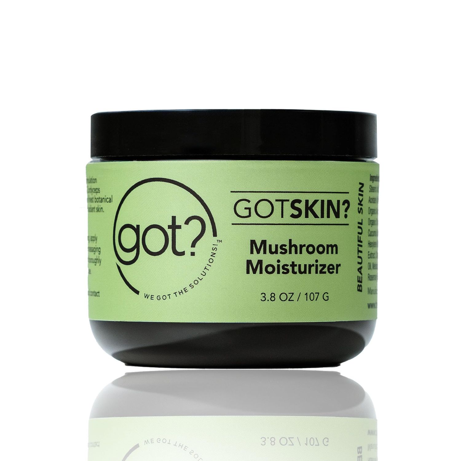 Got? Mushroom Moisturizer - Natural Face Moisturizer for Men and Women - Shea Butter Lotion Infused with Reishi, Chaga, Cordyceps and Lion s Mane Mushroom Extracts - 3.8 oz