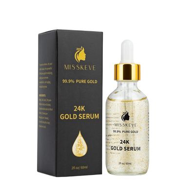 MISSKEVE 24K GOLD SERUM 60ML (2 oz) Pure 24K Gold Serum for Face. Best Anti Aging Face Serum Gold Infused Hyaluronic Acid.
