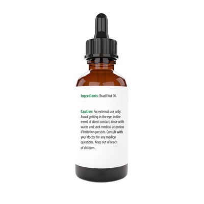 Vera Botanics BRAZIL NUT OIL 100 Pure Natural, Unrefined, Cold-Pressed For Face, Dry Skin, Nails, Lips, Body Hair - Reduce Hair Breakage, Even Out Skin Tone, Therapeutic Massage