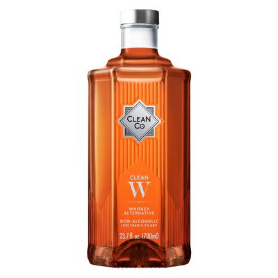 CleanCo Clean W - Non-Alcoholic, Low Calorie No Sugar, No Sweeteners Whiskey Alternative Vegan, Gluten-free, 70cl