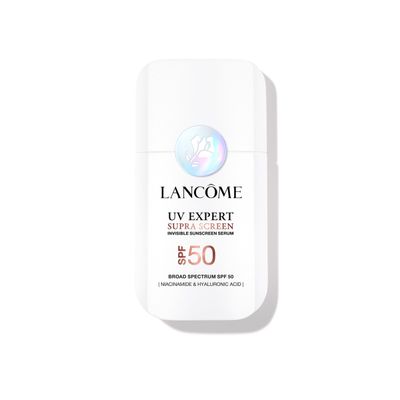 Lanc me Supra Screen Invisible Serum Sunscreen SPF 50 - Anti-Aging Correction Protection - For All Skin Types - 48 HR Hydration, Radiant Finish