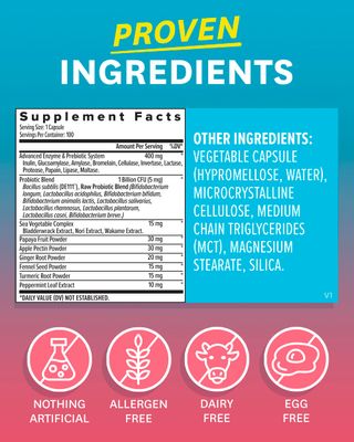 Zenwise Health Probiotics for Women - Digestive Enzymes for Bloating Relief, Vaginal Health, and Gut Flora Health, Daily Women Probiotic Prebiotic Supplement for Digestive Health - 100 CT