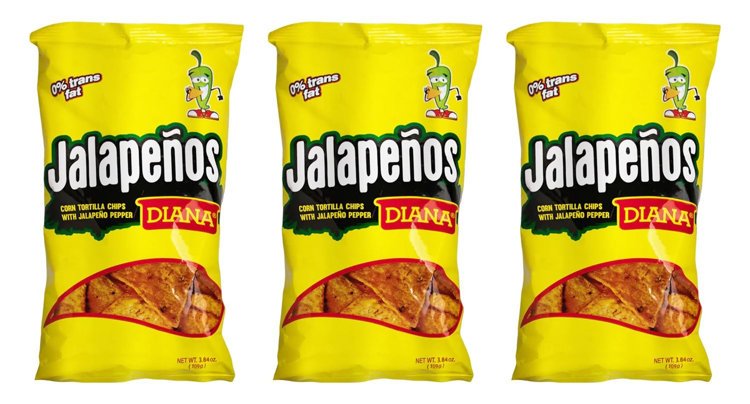 Diana Jalape o Tortilla Chips 3.84oz (Pack of 3)