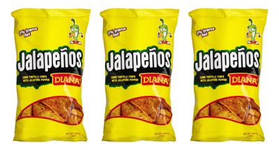 Diana Jalape o Tortilla Chips 3.84oz (Pack of 3)