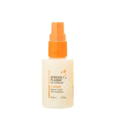 Serious Skincare Vitamin C Anti-Aging Facial Serum with Hydrolyzed Collagen - For Plump, Hydrated Skin - Brightening C3 Plasma Conditioner for Reducing Dark Spots, Fine Lines Wrinkles 1 Fl Oz