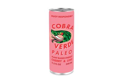 Paleo Verde Sparkling Green Coffee Lime Cherry Caffeinated Seltzer