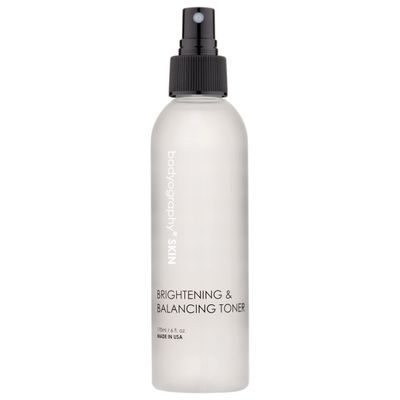 Bodyography Skin Brightening and Balancing Toner - Fight Signs Of Aging, Removes Blackheads and Dull Skin Vegan, No Gluten, No Paraben, No Cruelty and No Alcohol, 6 Fl. Oz