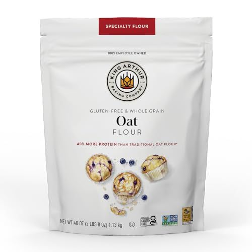 King Arthur Baking Company Gluten-Free Whole Grain Oat Flour 2.5 lbs.