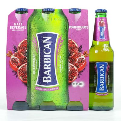 Barbican Pomegranate 11.1 fl. Oz. Non-Alcoholic Drink Bottle Pack of 24