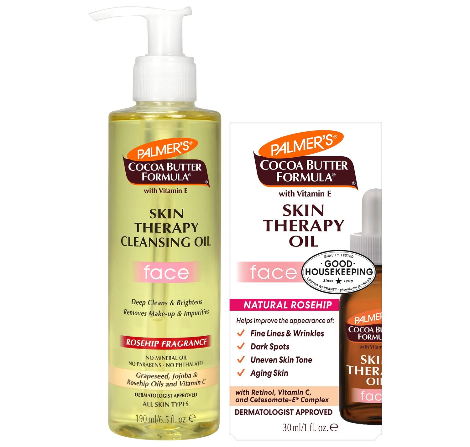 Palmer&#39;s Skin Therapy Oil Face bundle (Oil Cleanser)