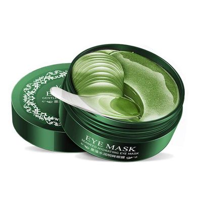 30 Pairs VENZEN Green Eye Mask Power Crystal Gel Collagen Masks, Great For Anti Aging, Dark Circles Puffiness (Green)