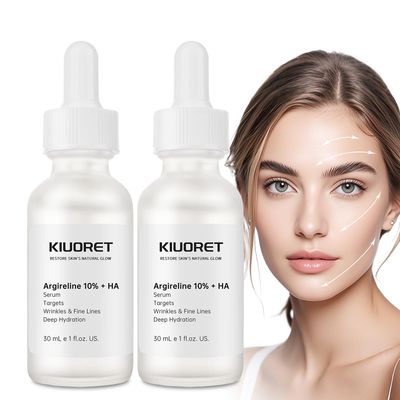 Argireline Serum with Hyaluronic Acid for Fine Lines, 2PCS Argireline Solution 10 Percent Anti Aging, Anti Wrinkle and Tones Skin, Argireline Peptide for Deep Moisturizing