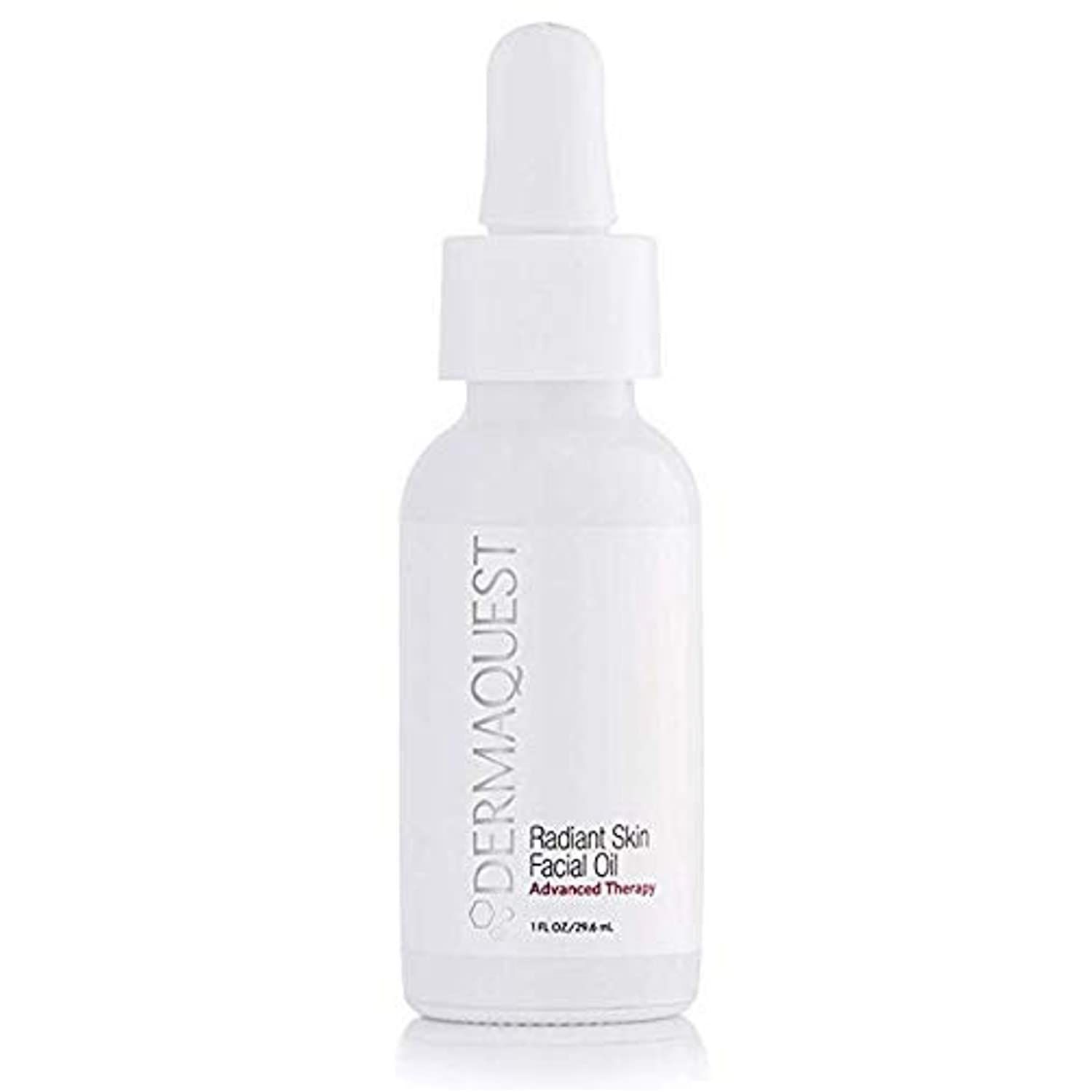 DermaQuest Advanced Therapy Radiant Skin Facial Oil for Dry, Irritated Chapped Skin - Botanical Blend of Jasmine, Jojoba, Rose, Argan, Safflower Oils (1oz)